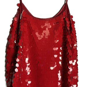 JUCCA Sequin Silk Camisole. Size IT 42